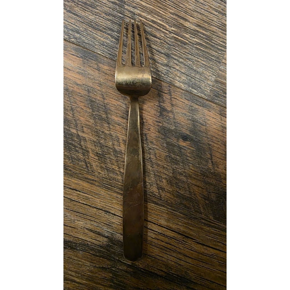 Vintage Thai Bronze Flatware Set Cutlery Brass Siam Buddha Spoons Forks 25 Piece - Picture 14 of 16